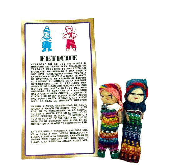 FETICHE PAREJA ARTESANAL MUJER O HOMBRE