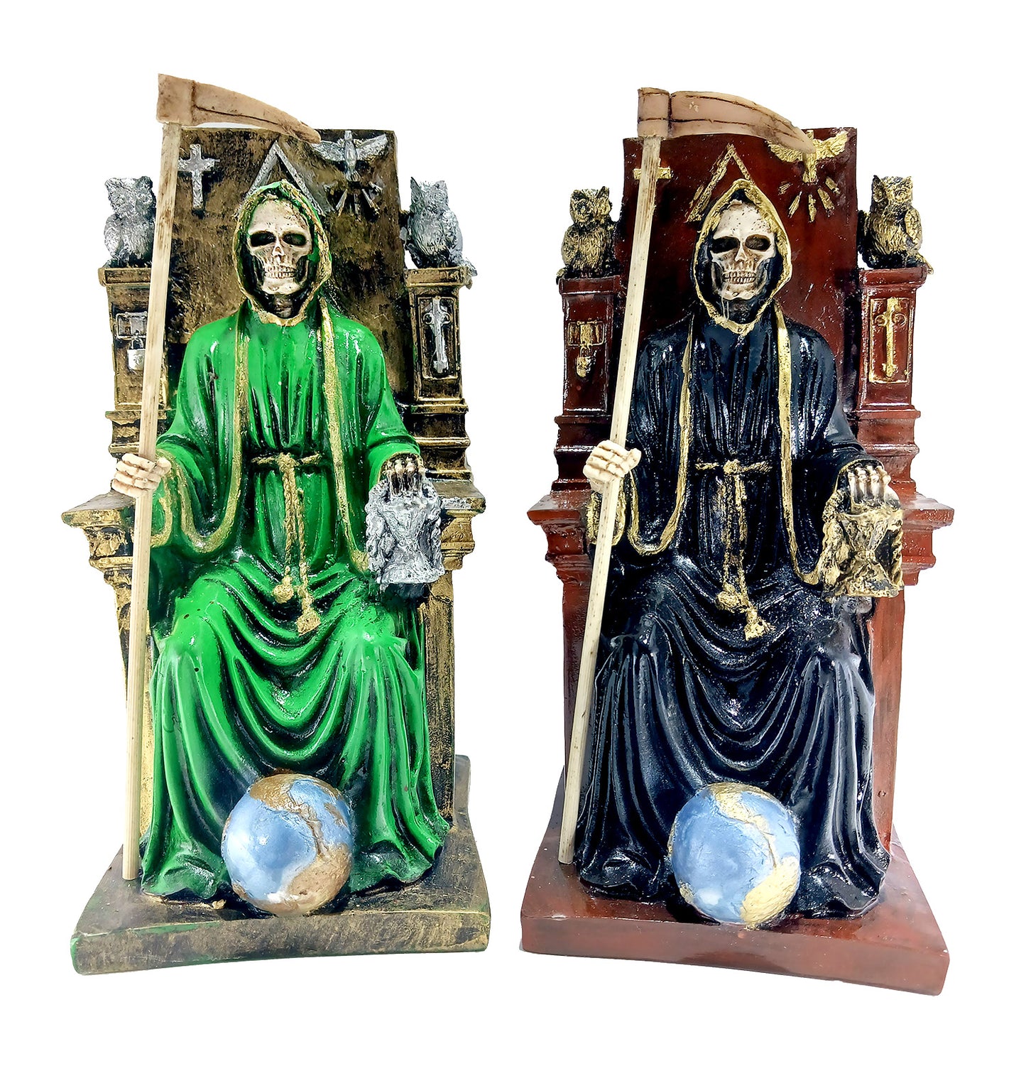 Muerte Sentada Trono Pesada CHICA