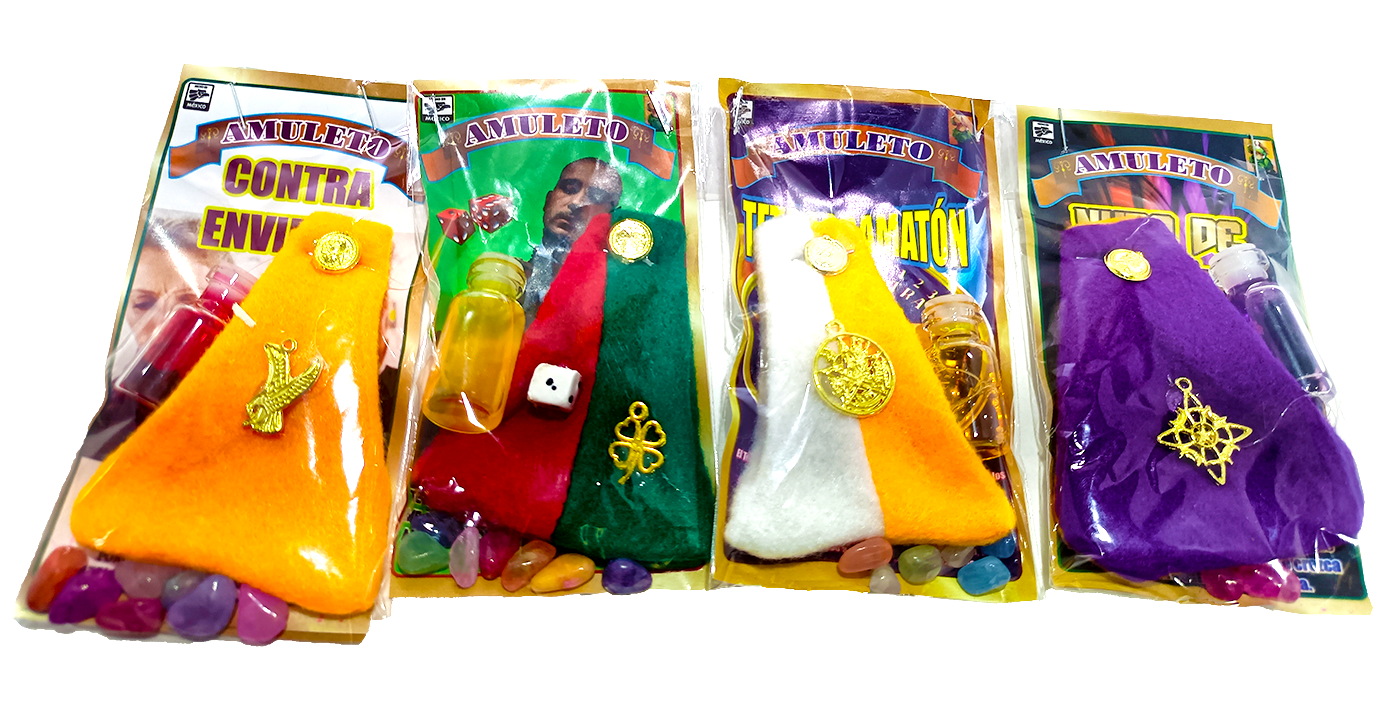 AMULETOS DE  VARIOS BOLSA Y DIJE