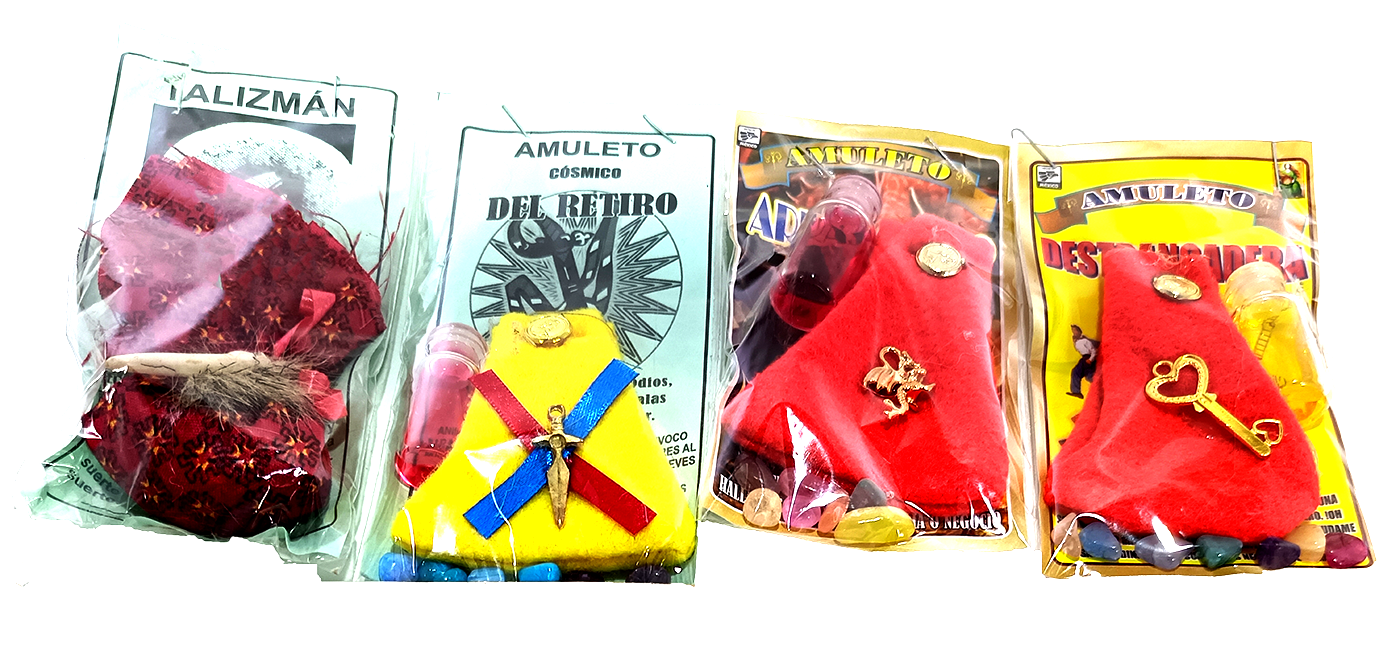 AMULETOS DE  VARIOS BOLSA Y DIJE