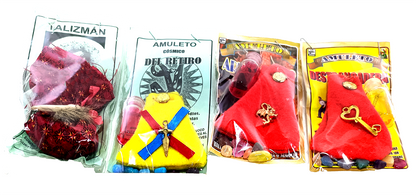 AMULETOS DE  VARIOS BOLSA Y DIJE