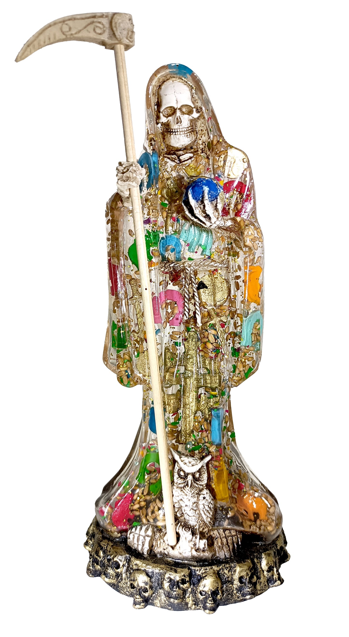 MUERTE 13" BASE CRANEO ACRILICA