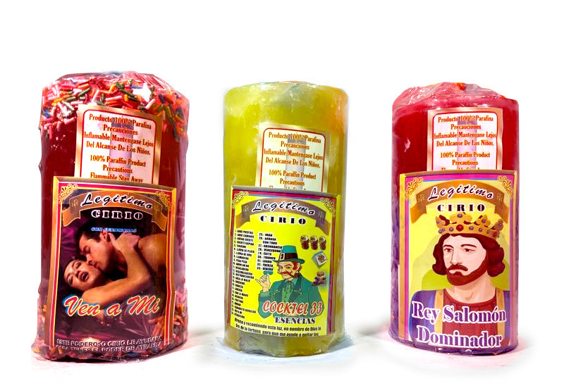 Prepared Candle 1/2 - Cirio Prepeado 1/2 Kilo