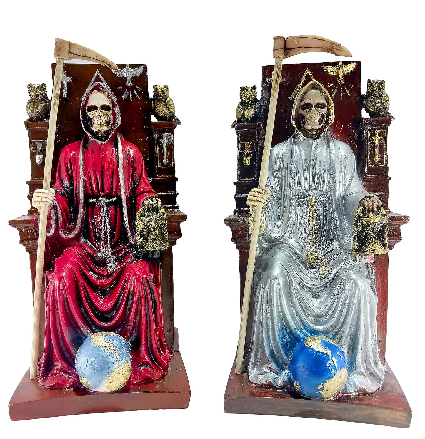 Muerte Sentada Trono Pesada CHICA