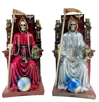 Muerte Sentada Trono Pesada CHICA