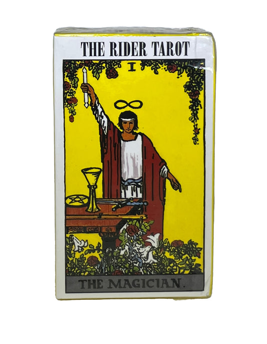 The Rider Tarot card set caja amarilla