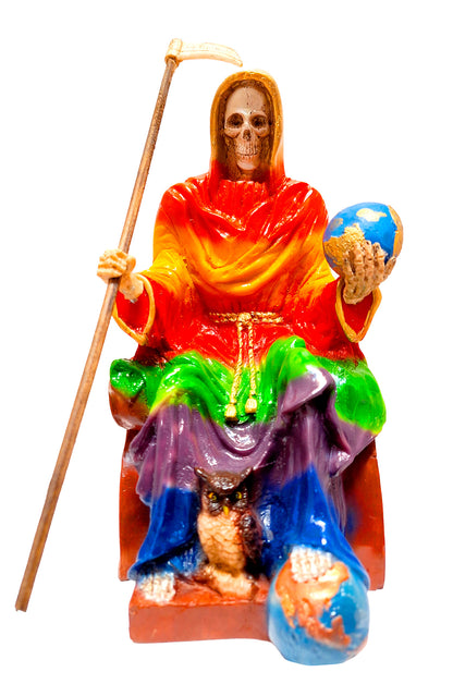 Muerte Sentada Pie Mundo  28Cm Pesada