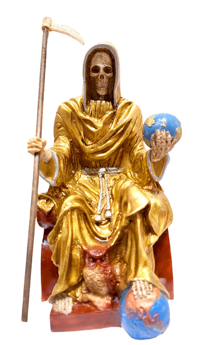 Muerte Sentada Pie Mundo  28Cm Pesada