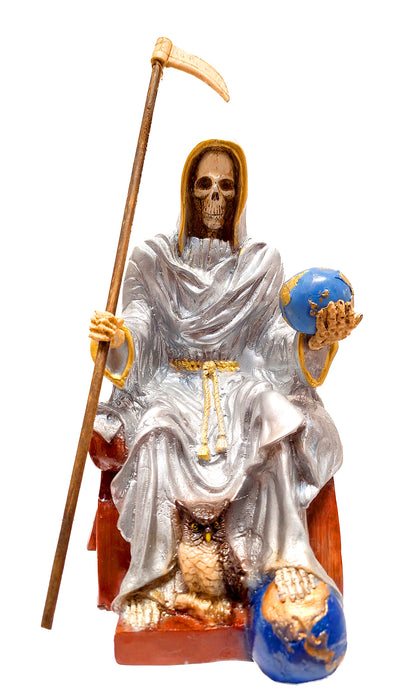 Muerte Sentada Pie Mundo  28Cm Pesada