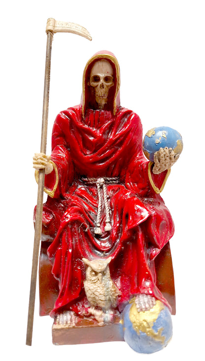 Muerte Sentada Pie Mundo  28Cm Pesada