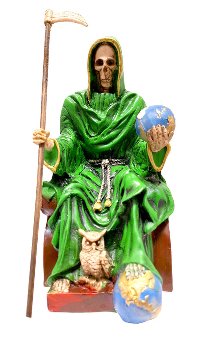 Muerte Sentada Pie Mundo  28Cm Pesada